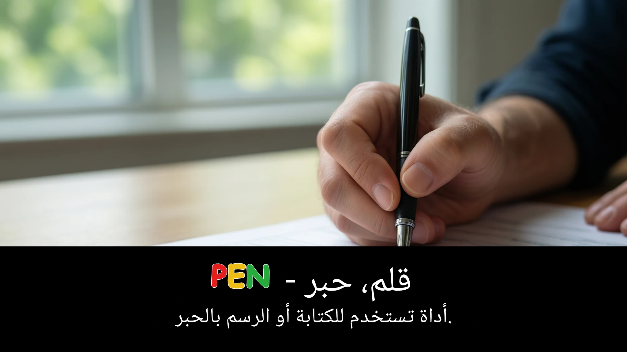 Arabic Illustration for pen